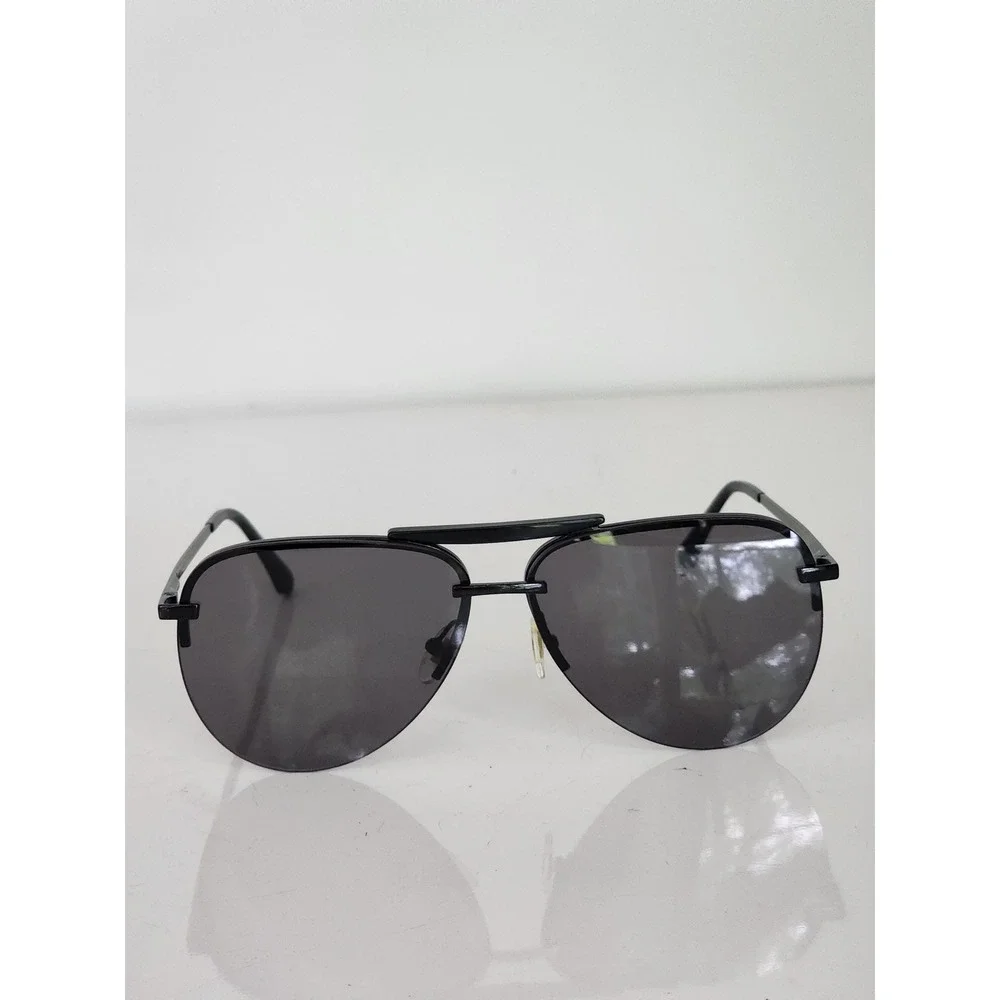DIFF Tahoe BK-GR181 Black Metal Aviator Sunglasses Black Lens Mens Eyewear